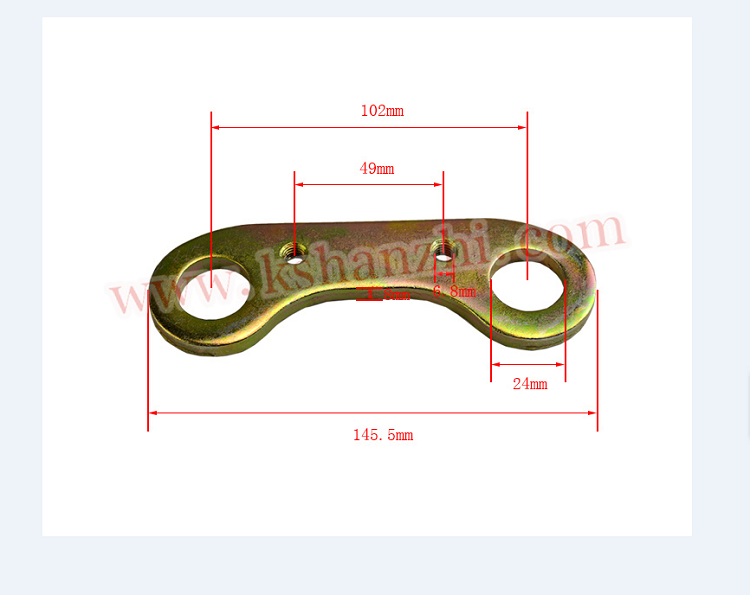 Rod Pautan Stereng Bahagian Forklift Digunakan Tengah Untuk 7FD30, 43751-13311-71