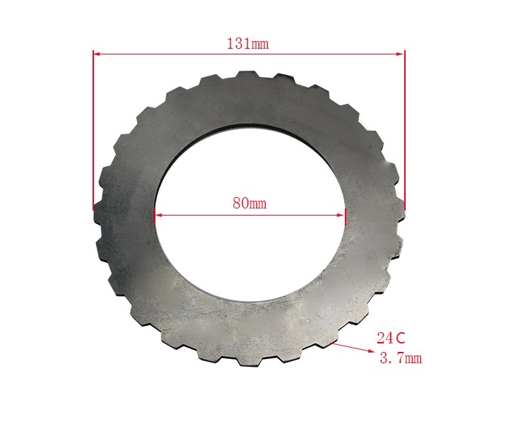 Bahagian-bahagian Forklift Plat Akhir 132*80*3.7MM Dengan OEM:81324-04700