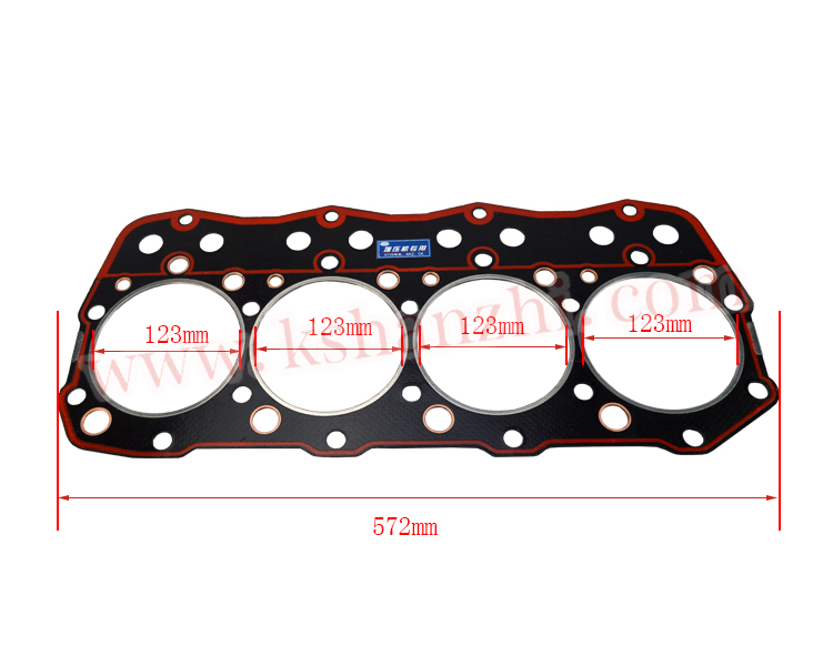 Alat ganti forklift asbesto gasket kepala silinder untuk bahagian enjin diesel no.: 4110XC-QGC