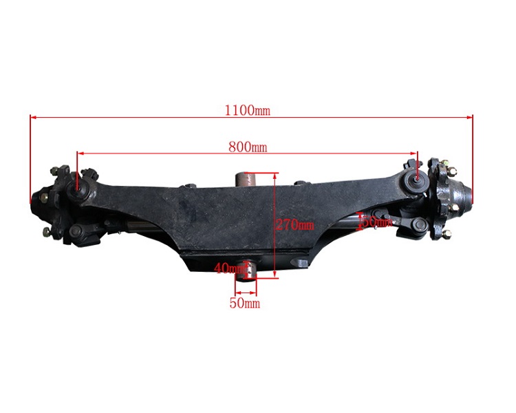 Forklift Parts Rear Axle Assembly Used For 16/3T (43357802-44451)