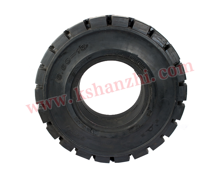 Wholesale Forklift Parts Solid Rubber Tyre 650*10 With Abrasion Resisting Manufacturer China