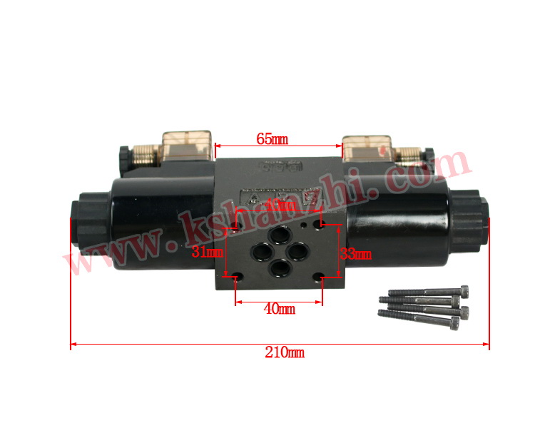 Forklift Parts Solenoid Valve Used For 15T (4WE6J-L10/AG24N1)