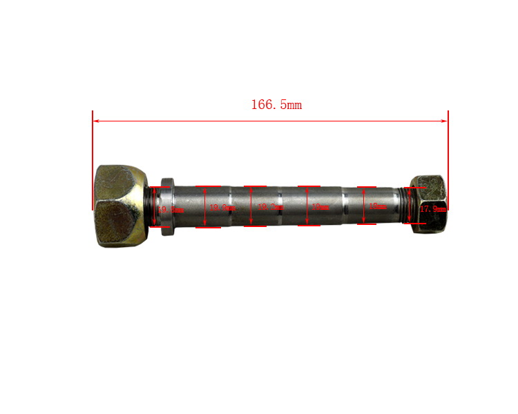 جزء الرافعة الشوكية 7F / 8F3T Bolt ، محور المحور الأمامي مع OEM: 42481-33240-71