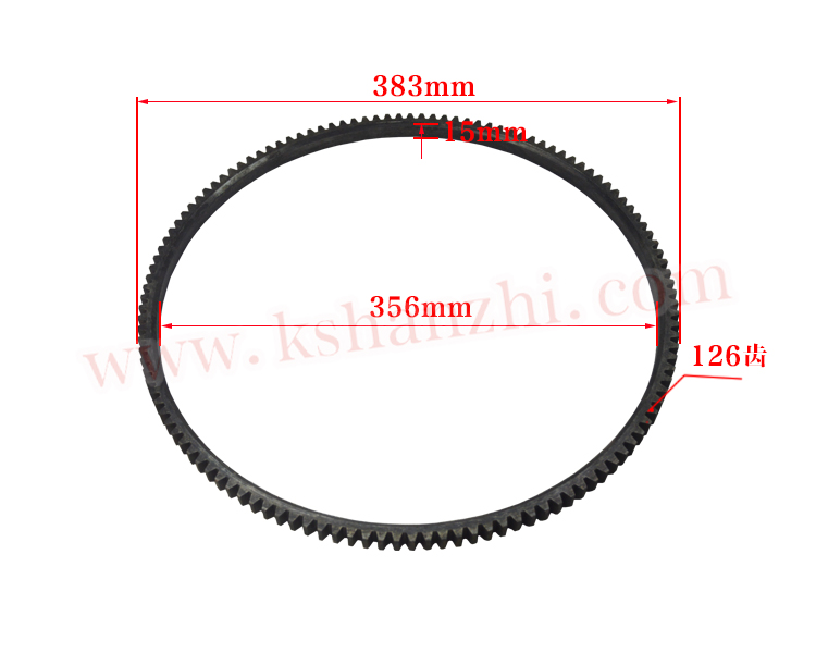 Forklift genuina partium flywheel calces anulus usus pro 4DX23-82GG3U apud OEM 1005102-A90-0000