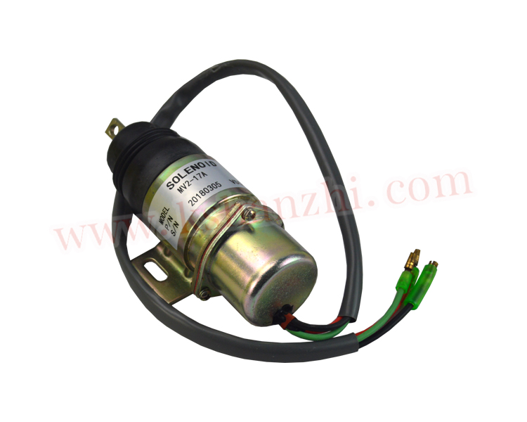 Tanwydd rhannau fforch godi wedi'i dorri i ffwrdd falf solenoid 24v a ddefnyddir ar gyfer 6BB1, Z-1-81910-052-0