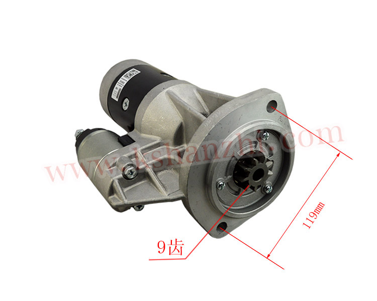 Bahagian forklift asli tulen TD27/QD32 starter motor 12V dengan OEM:23300-6K200B