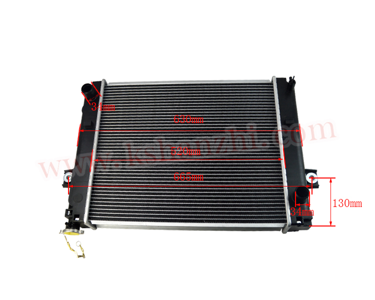 Forklift Parts Cooling System Aluminum Radiator For FD30-14/7FD30, 3EB-04-31411