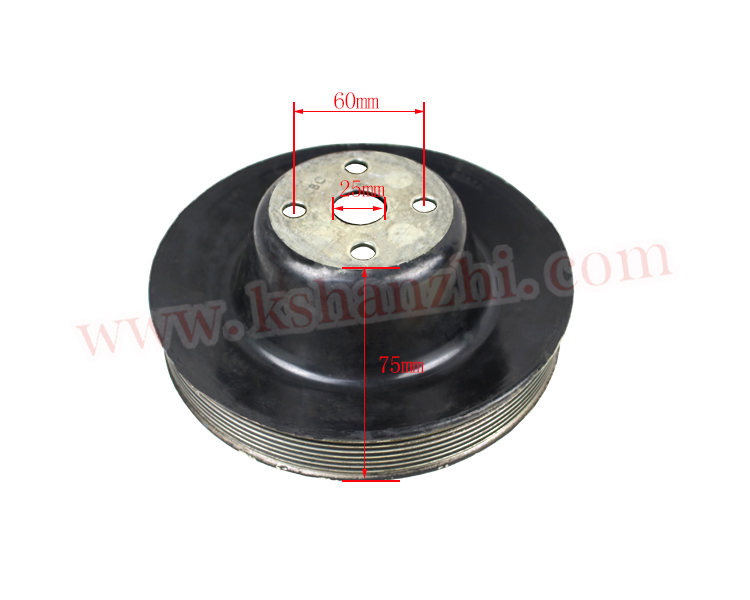 Forklift Partibus Fan Coegi Pulley Used Pro 6732-61-3740 Cum De Model: 6D102