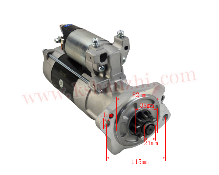 32B66-20300 Forklift parts S6S starter motor 12V, genuine parts