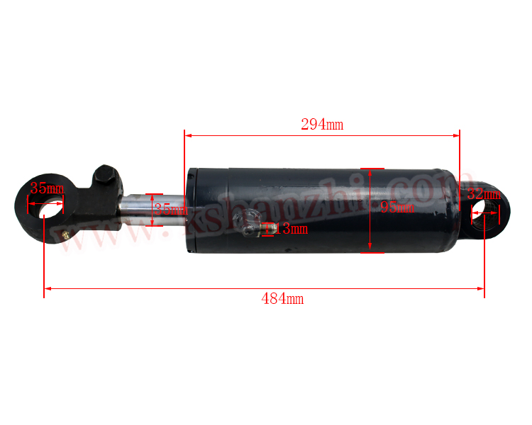 F14E/3T에 사용되는 지게차 부품 왼쪽 경사 실린더 94305-20010