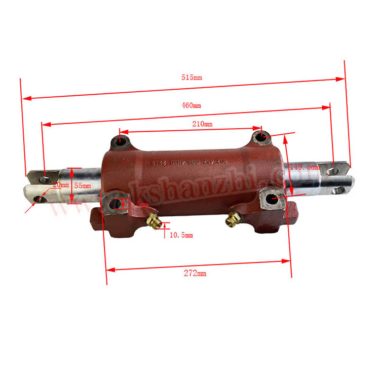 Forklift spare parts hydraulic power steering cylinder used for H30D-351,3025404222 /3025404209