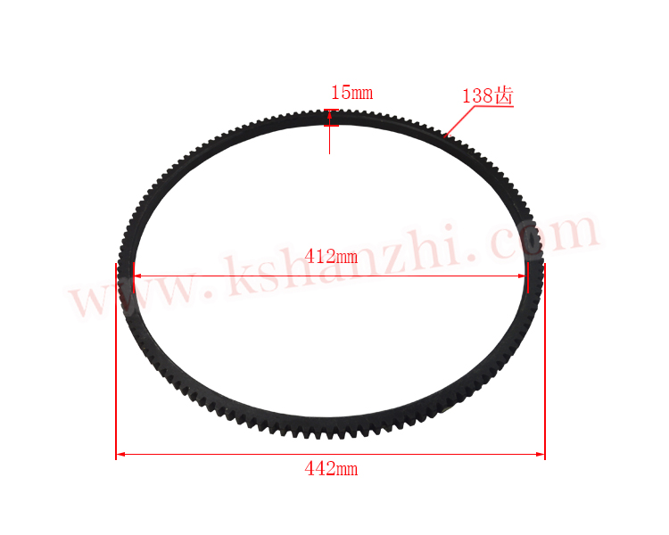 Forklift parts flywheel ring gear used for QSB6.7, (3908546)