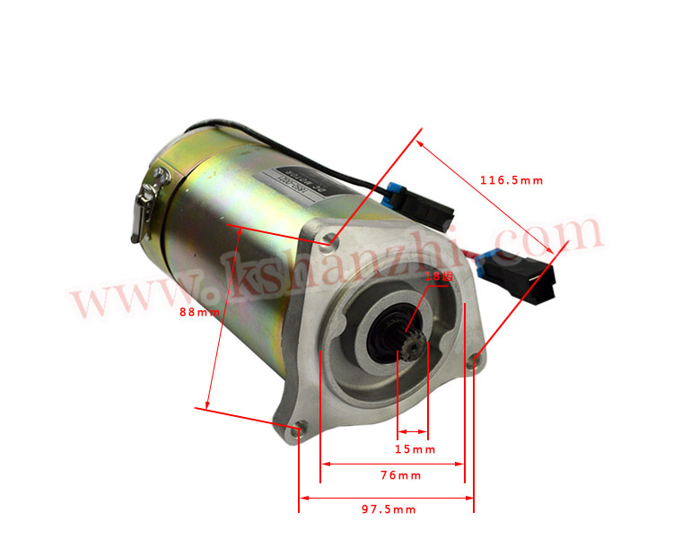 Rhannau fforch godi llywio pŵer assy modur 48V a ddefnyddir ar gyfer 65C 2T 70000-15590