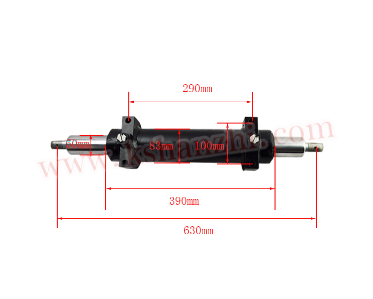 Cilindro de dirección de energía hidráulica de los recambios de A79M4-30601Forklift usado para 3T