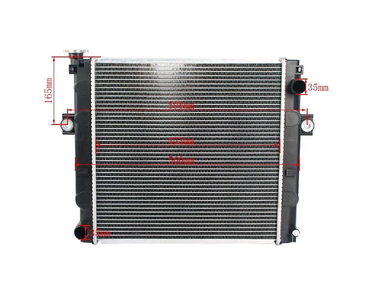 Forklift Parts Aluminum Radiator Used For F14E/F18C/S4S/K21, 91B01-00020