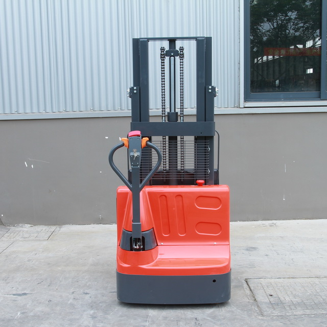 Full electric stacker forklift pedestrian pallet lift truck by electromagnetic brake system CL15JB/CL1520JE