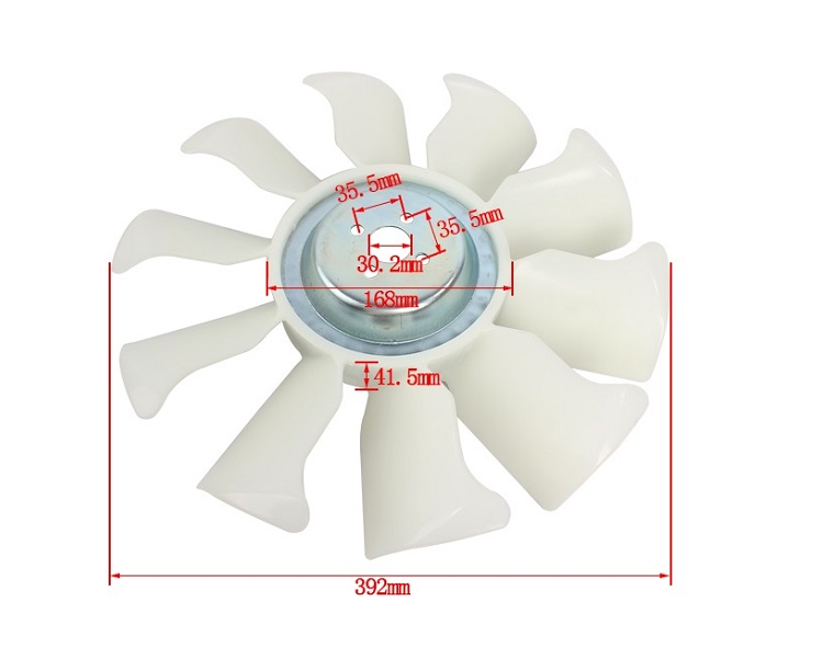 Forklift Parts Fan Blade Used For F18C/F19D/S4S/S6S, 32A48-00300