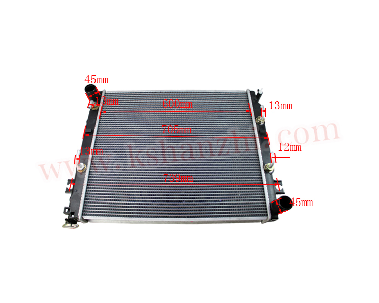 Forklift Parce Aluminium Partibus Hydraulicis Radiator For 8FD40/50N (16460-N3250-71)