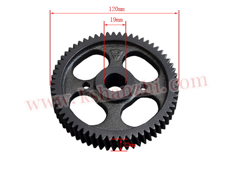 Forklift engine parts fuel injection pump drive gear used for 6-8F/1DZ/62C,13613-78202-71