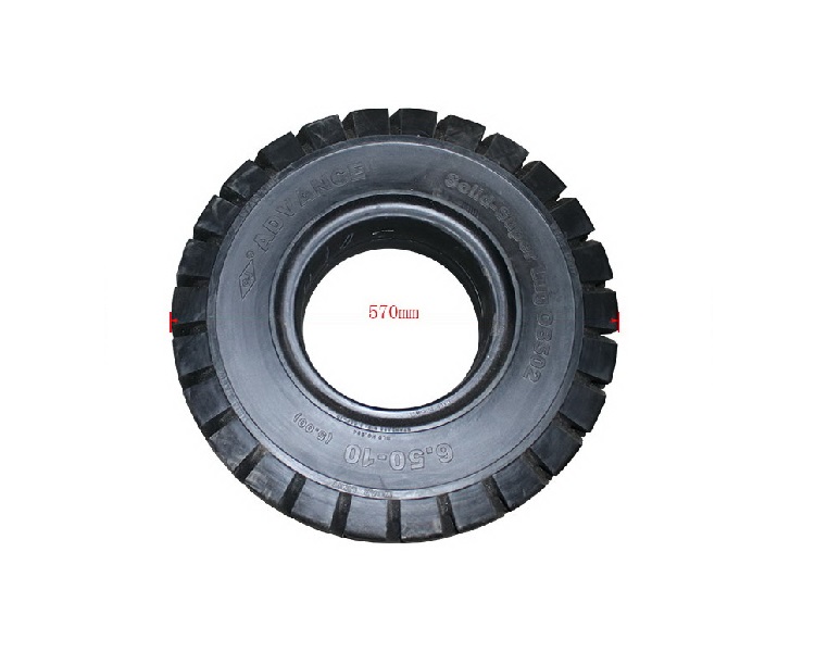 Hot Selling Forklift Parts Rubber Solid Tire 650-10/OB502, Good Quality