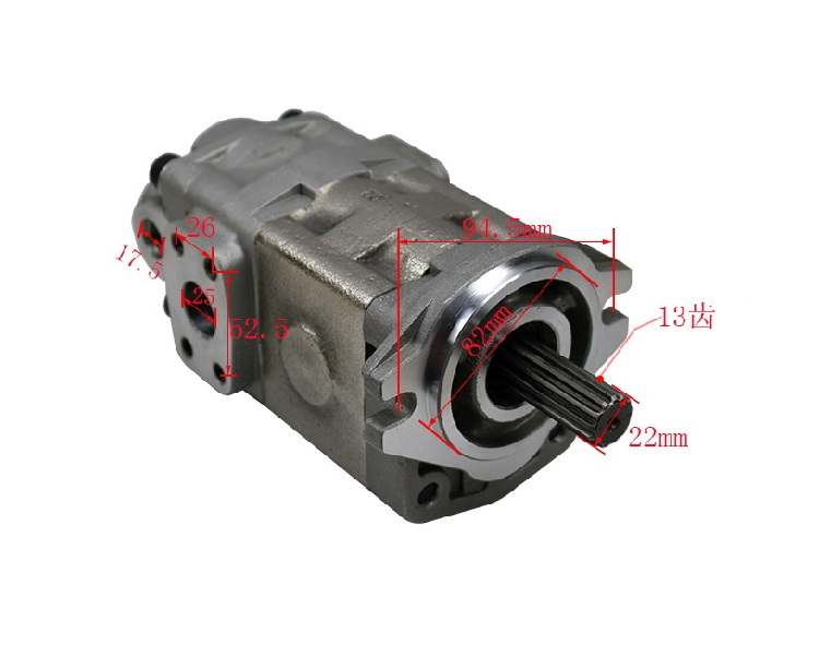 La carretilla elevadora parte la bomba de engranaje hidráulica de 3 agujeros 7F/6F40 con OEM: 67110-30510-71