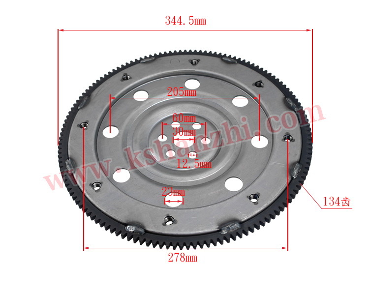 Rhannau Fforch godi OEM H15/H20/H25/K15/K21/K25 Disg olwyn hedfan (12331-50K01)